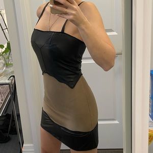 DIESEL Leather Dress xs